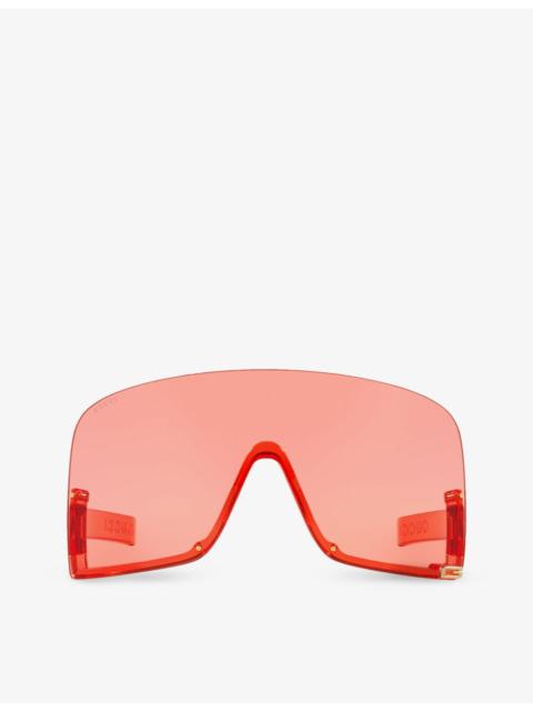 GC002161 GG1631S irregular-frame injected sunglasses