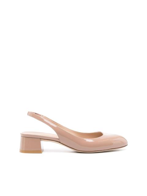 Stuart Weitzman Vivienne 35mm patent-leather pumps