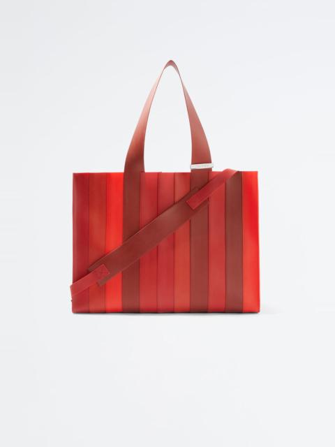 SUNNEI GRADIENT RED PUDDING PARALLELEPIPEDO BAG