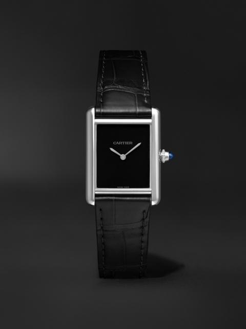 Cartier Tank Must Stainless Steel Watch, Ref. WSTA0108