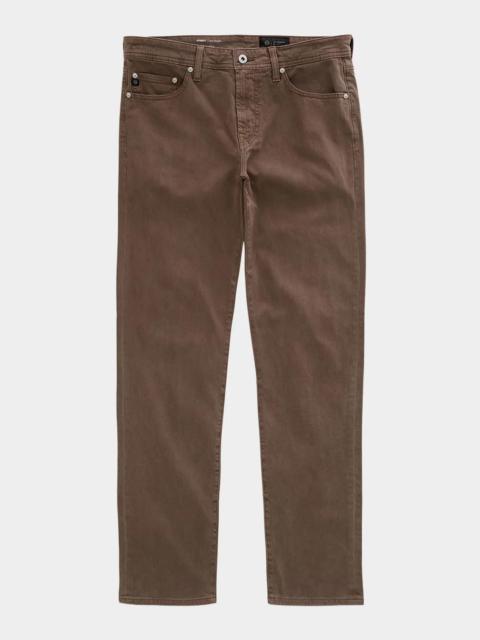 AG Jeans Everett Slim-Straight Twill Pants