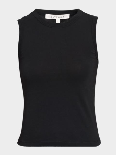 SLVRLAKE Crewneck Cotton Tank Top