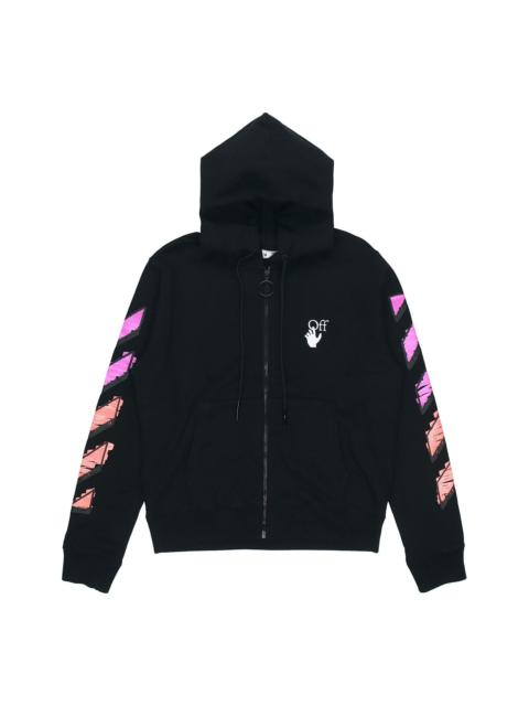 Off-White SS21 Gradient Zipper Classic Jacket Ordinary Version Black OMBE001R21FLE0021032