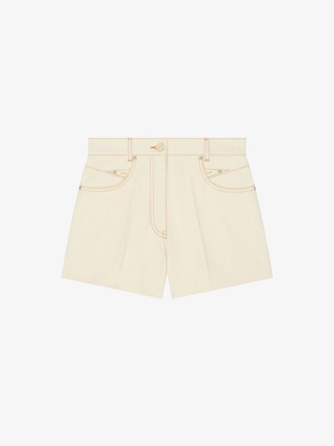 Givenchy SLIM FIT MINI SHORTS IN DENIM