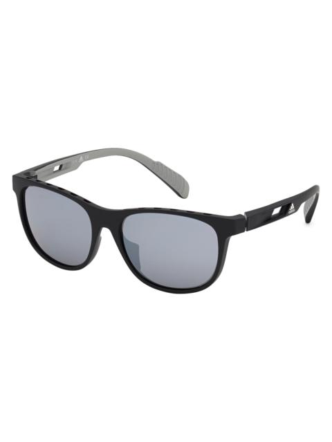 adidas Men's 55MM Square Injected Sunglasses - Black
