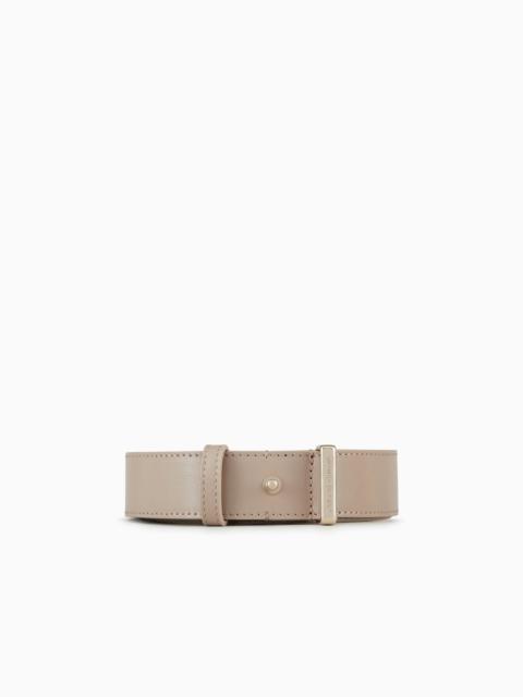GIORGIO ARMANI Palmellato-leather la Prima belt