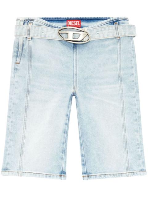 Diesel De-Ginny-S logo-buckle cycling shorts