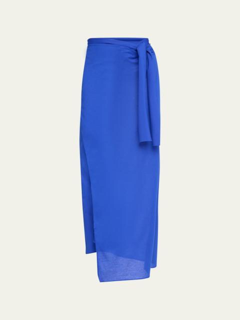 ERES Peplum Long Sarong with Belt