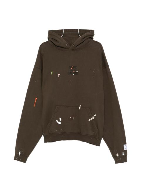 GALLERY DEPT. Gallery Dept. Paint-splatter Hooded Sweatshirt