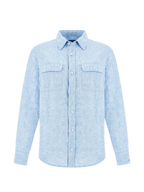 Paul & Shark pocket linen shirt
