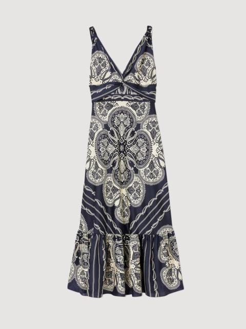 Sandro PATTERNED MAXI DRESS