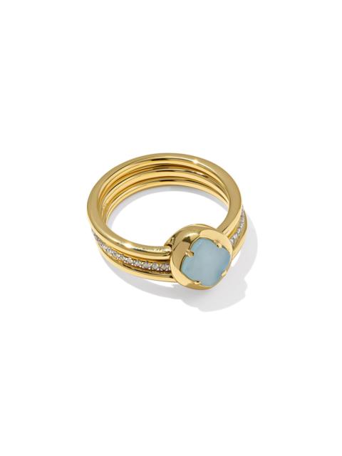 KENDRA SCOTT Kailyn 18k Gold Vermeil Band Ring