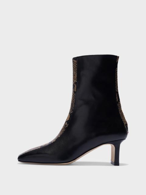 Aeyde Billie Square-Toe Ankle Boots