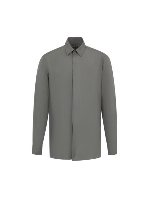 TOM FORD WASHED HABOTAI CLASSIC FIT SHIRT