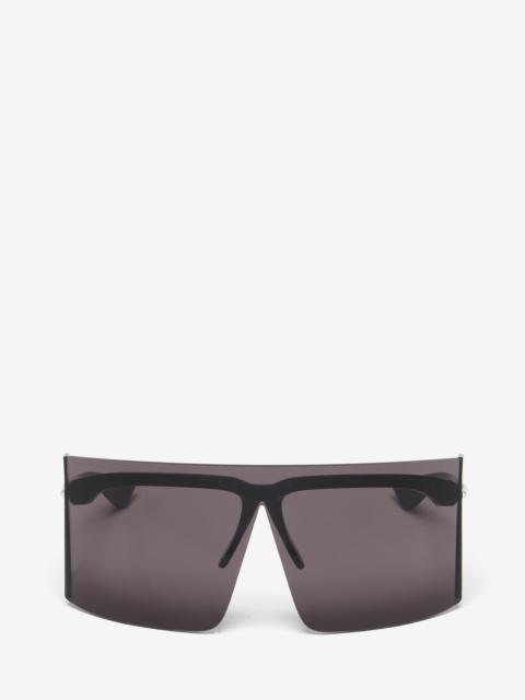 Alexander McQueen Oversized Visor Sunglasses