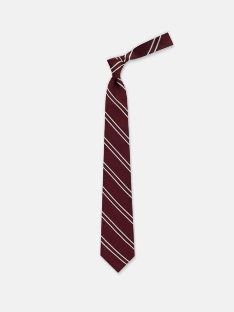 J. PRESS MADE-IN UK STREATHAM-CROYDON RFC SILK REPP TIE