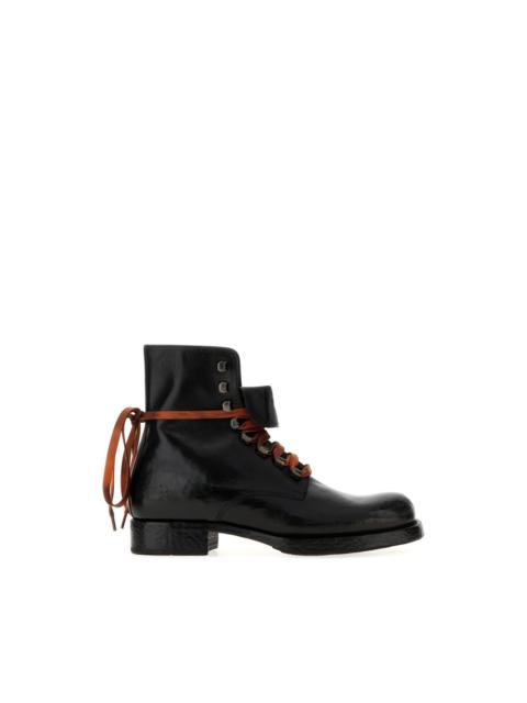 Prada PRADA $2250 Black Laced boots New (Men's size:7;)