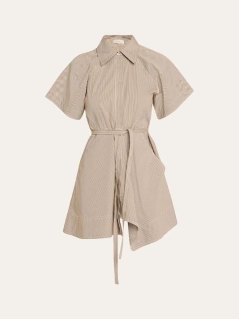 A.L.C. Julie Pinstripe Mini Shirtdress