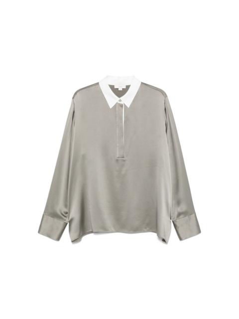 Vince silk satin top