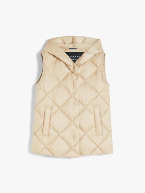 WEEKEND Max Mara FRUTTO Quilted technical fabric gilet