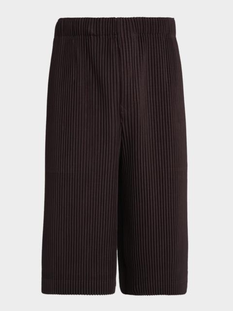 ISSEY MIYAKE Men & apos;s Pleated Bermuda Shorts