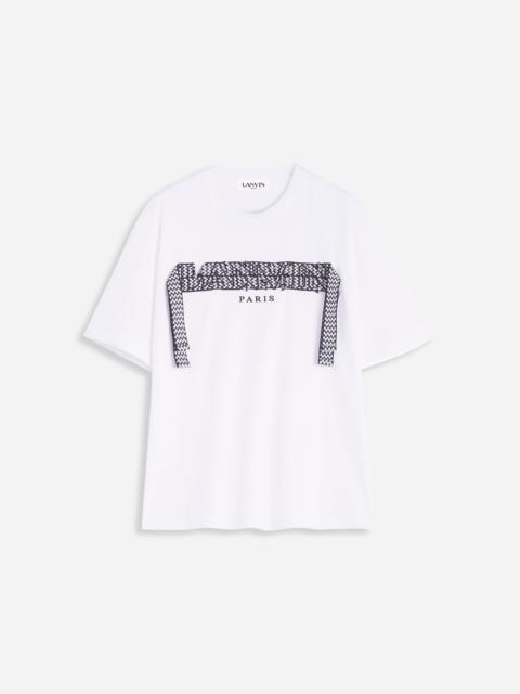 Lanvin LANVIN CURB LACE CLASSIC T-SHIRT