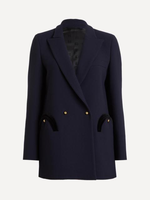 BLAZÉ MILANO Navy Resolute Double-Breasted Blazer