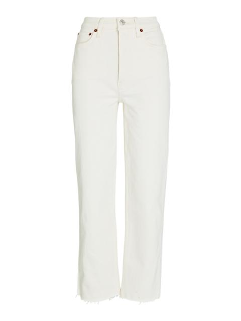 RE/DONE 70s High-Rise Stove Pipe Jeans