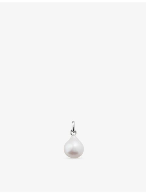 MONICA VINADER Baroque Pearl Small Sterling-Silver And Pearl Pendant