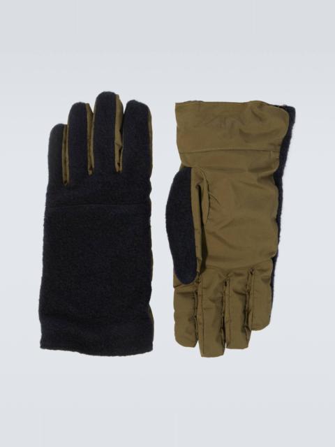 Loro Piana Cashmere-trimmed gloves