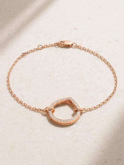REPOSSI Antifer 18-karat Rose Gold Diamond Bracelet