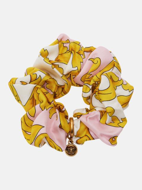 VERSACE Medusa printed silk scrunchie