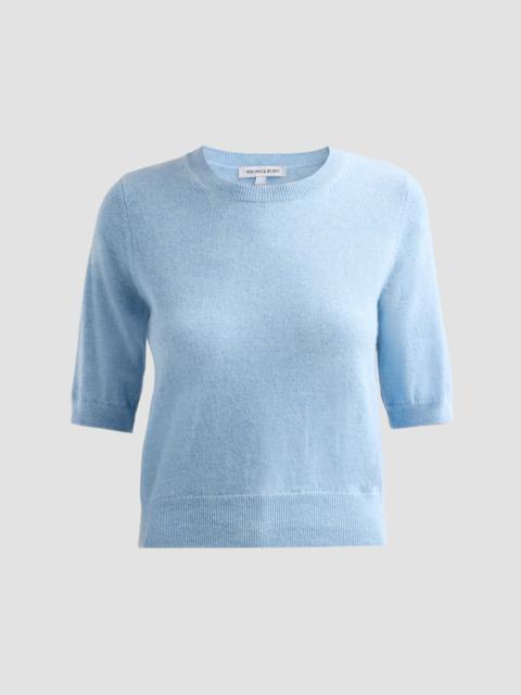 VERONICA BEARD Women's Shana Cashmere Sweater - Pale Blue River Melange