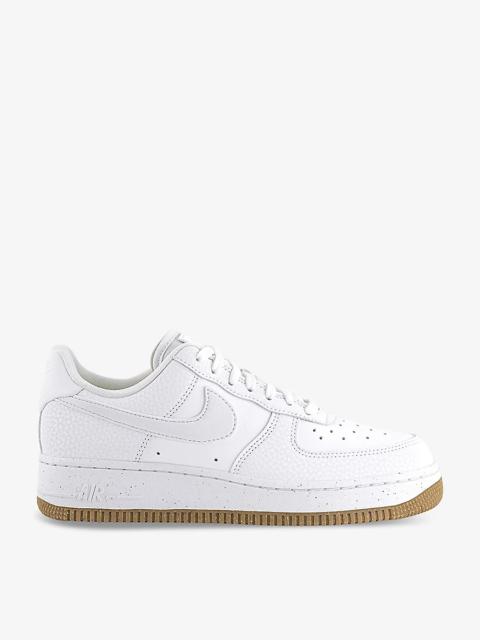 Air Force 1 low-top leather trainers