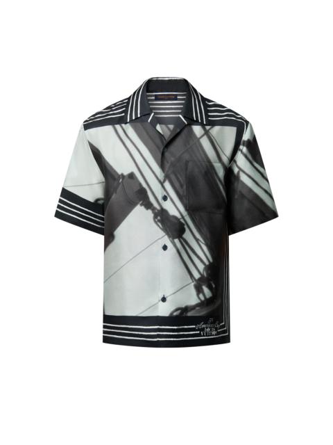 Louis Vuitton Printed Short-Sleeved Silk Shirt