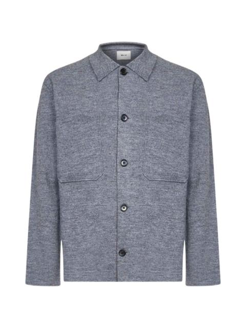 NN07 button-up wool sweater