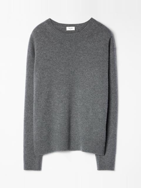 CELINE CLASSIC ELBOW-PATCH CREWNECK