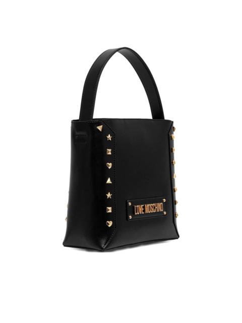 Moschino stud-embellished tote bag