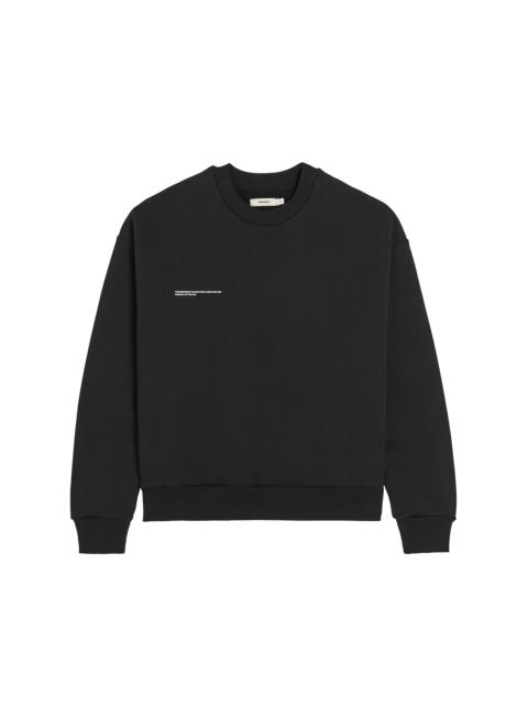 PANGAIA Womens 365 Heavyweight Sweatshirt - Black