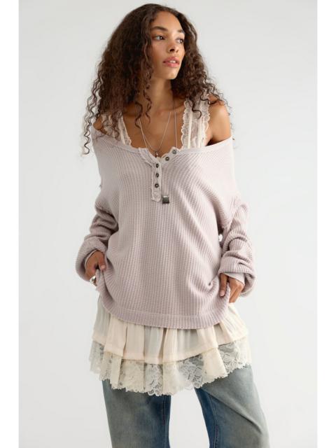 FREE PEOPLE We The Free Montreal Oversized Thermal Henley