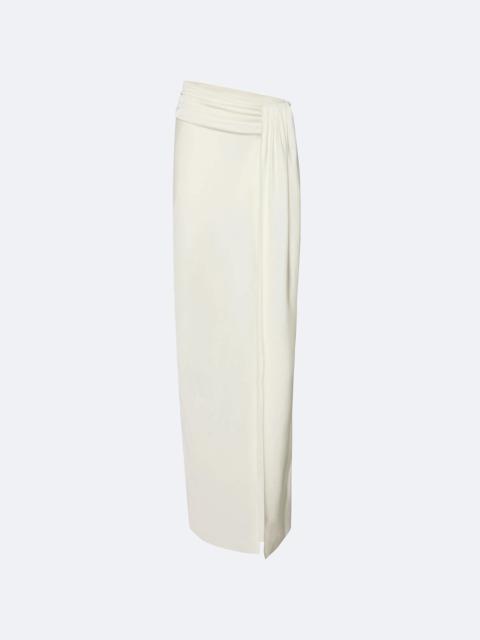 LAPOINTE Satin Asymmetric Maxi Skirt