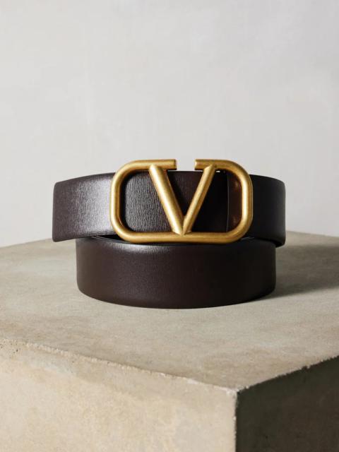 Valentino V-Logo leather belt