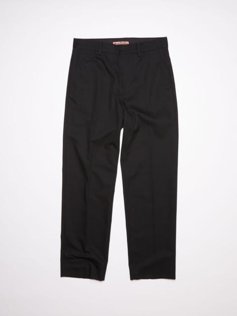 Fitted trousers - Black