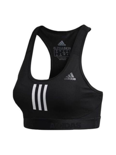 (WMNS) adidas Don't Rest Alphaskin Sport+ Padded 3-Stripes Bra 'Black' Asia Sizing DT4026