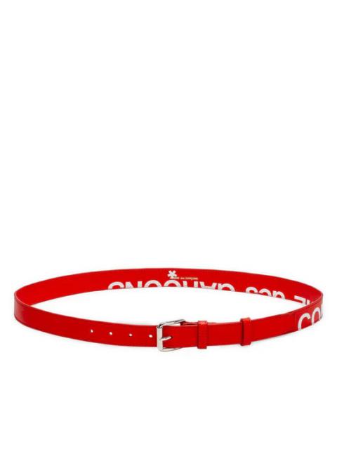 Comme Des Garçons Logo Belt