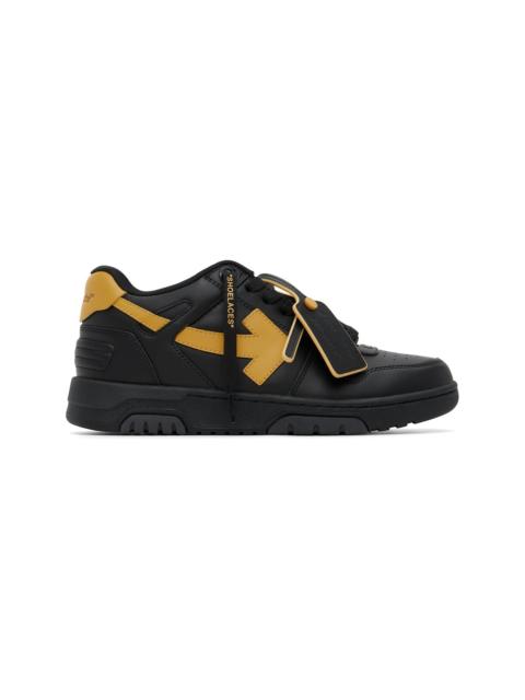 Off-White Black 'Out Of Office' Calf Leather Sneakers