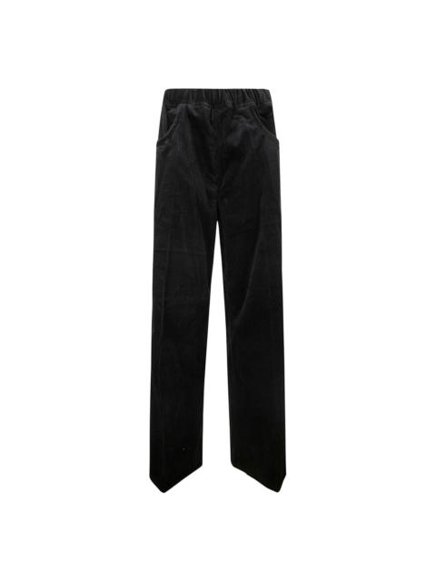 SOFIE D'HOORE leather straight-leg trousers