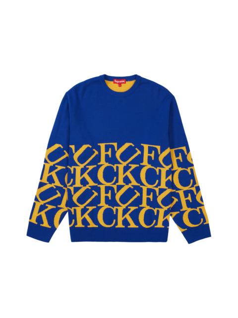 Supreme Supreme Fuck Sweater Royal
