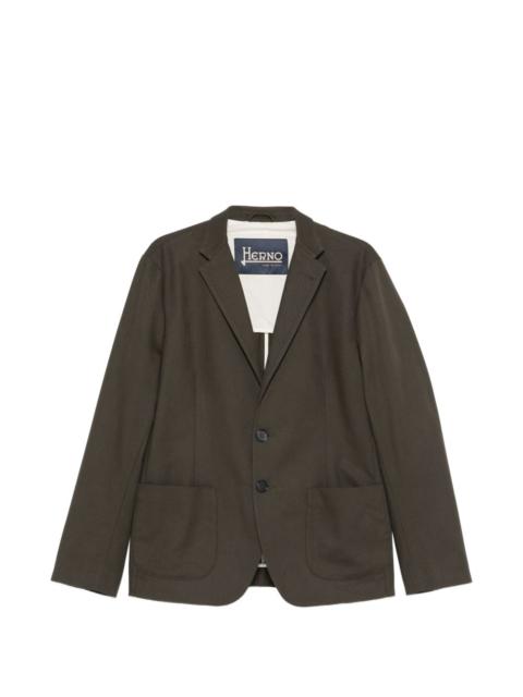 Herno patch-pocket blazer