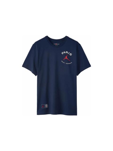 Jordan Jordan Paris Saint-Germain Logo T-Shirt Blue